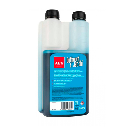 Масло 2-х тактное AEG Outboard&JetSki TC-W3 1л, дозатор 33371