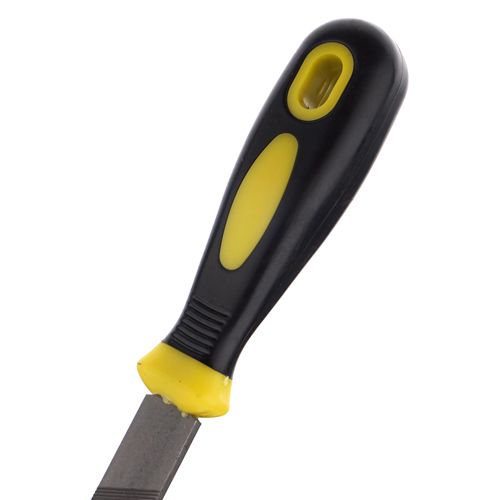 Напильник плоский 150мм, пластиковая ручка, 1/12/240