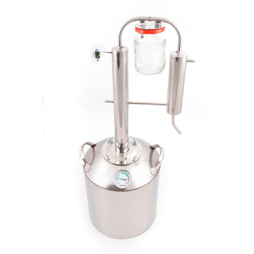 Дистиллятор бытовой Алковар Крепыш с банкой 12 л + термометр на клампе 2 дюйма