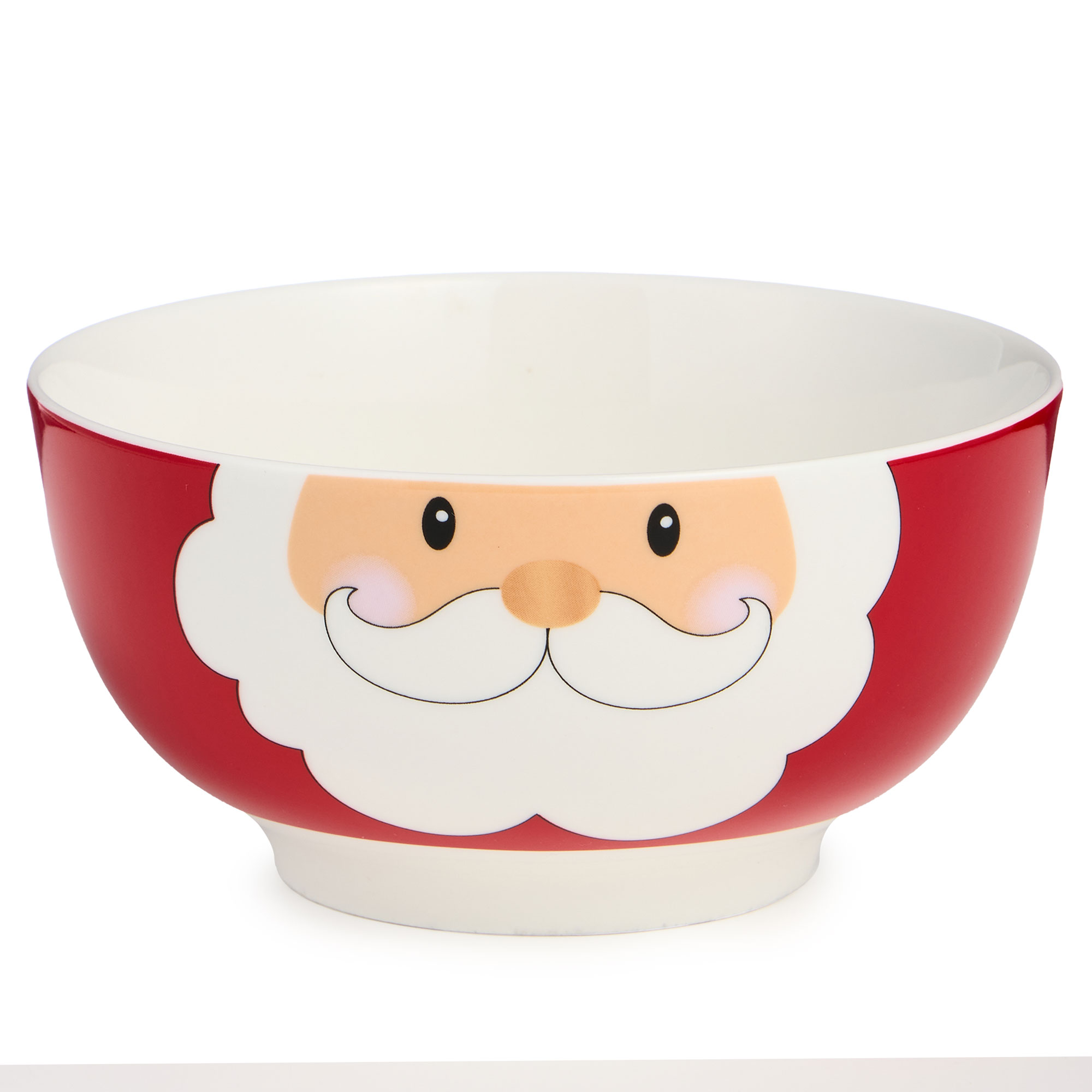 НАБОР ПОСУДЫ LEFARD, САНТА, 2 ПР., КРУЖКА 355 МЛ, САЛАТНИК 12, 5 СМ