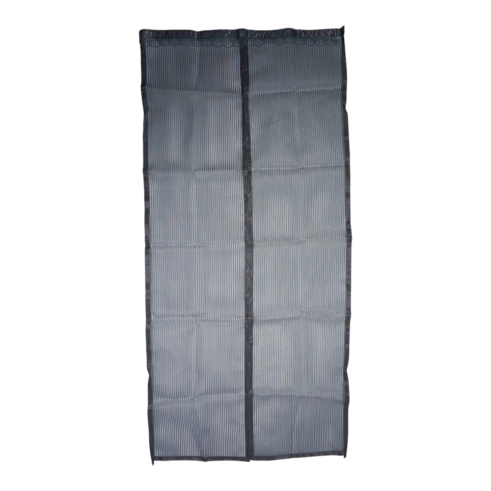 Сетка антимоскитная 100х210см, усиленная, 36 магнитов, серая, в комплекте липкая лента и гвозди, 1/10/60