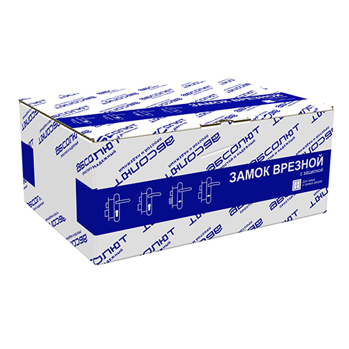 Замок врезной ЗВ4-3. 03 АбСОЛЮТ, хром, 1/10