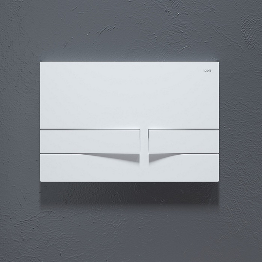 Клавиша смыва IDDIS Unifix UNI06MWi77 универсальная БЕЛЫЙ матовый