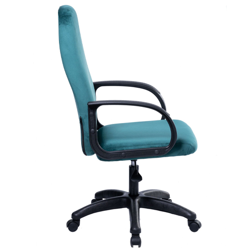 Кресло офисное, компьютерное TRON С1, ткань велюр, FLORA Standard, хром