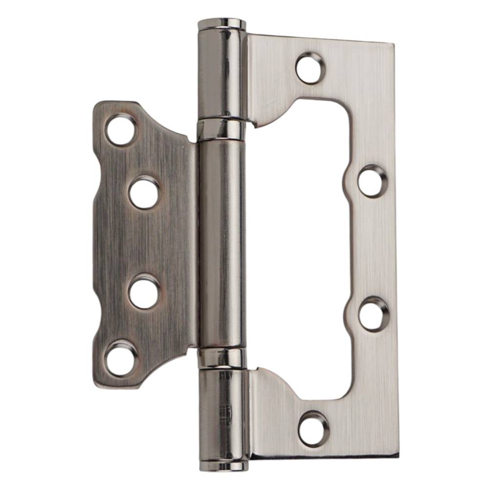 Петля дверная накладная GROX 100x75x2.5 2BB SN никель, коробка, цена за 1шт