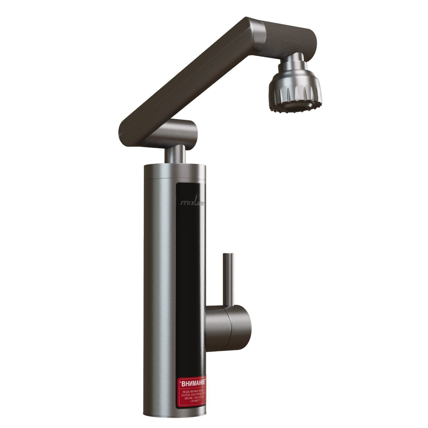Проточный водонагреватель WH-006 нерж корпус, Трансформер, 3, 3 кВт, УЗО, кухня MIXLINE