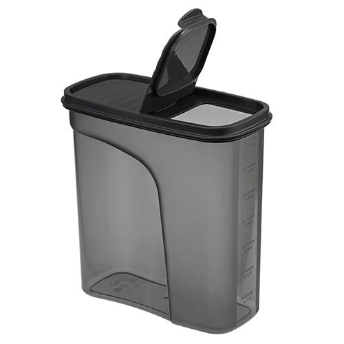 Емкость для сыпучих продуктов 2 л IDEA БЕСТ М 1256, графитовый