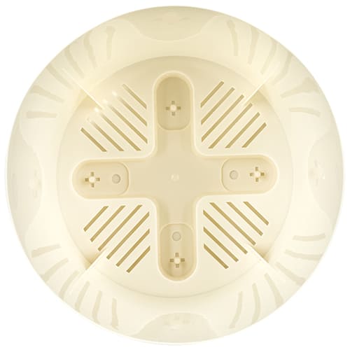 Горшок для цветов 4 л Homver Oregano 221602625/01, 200 мм, с прикорневым поливом, светло-бежевый