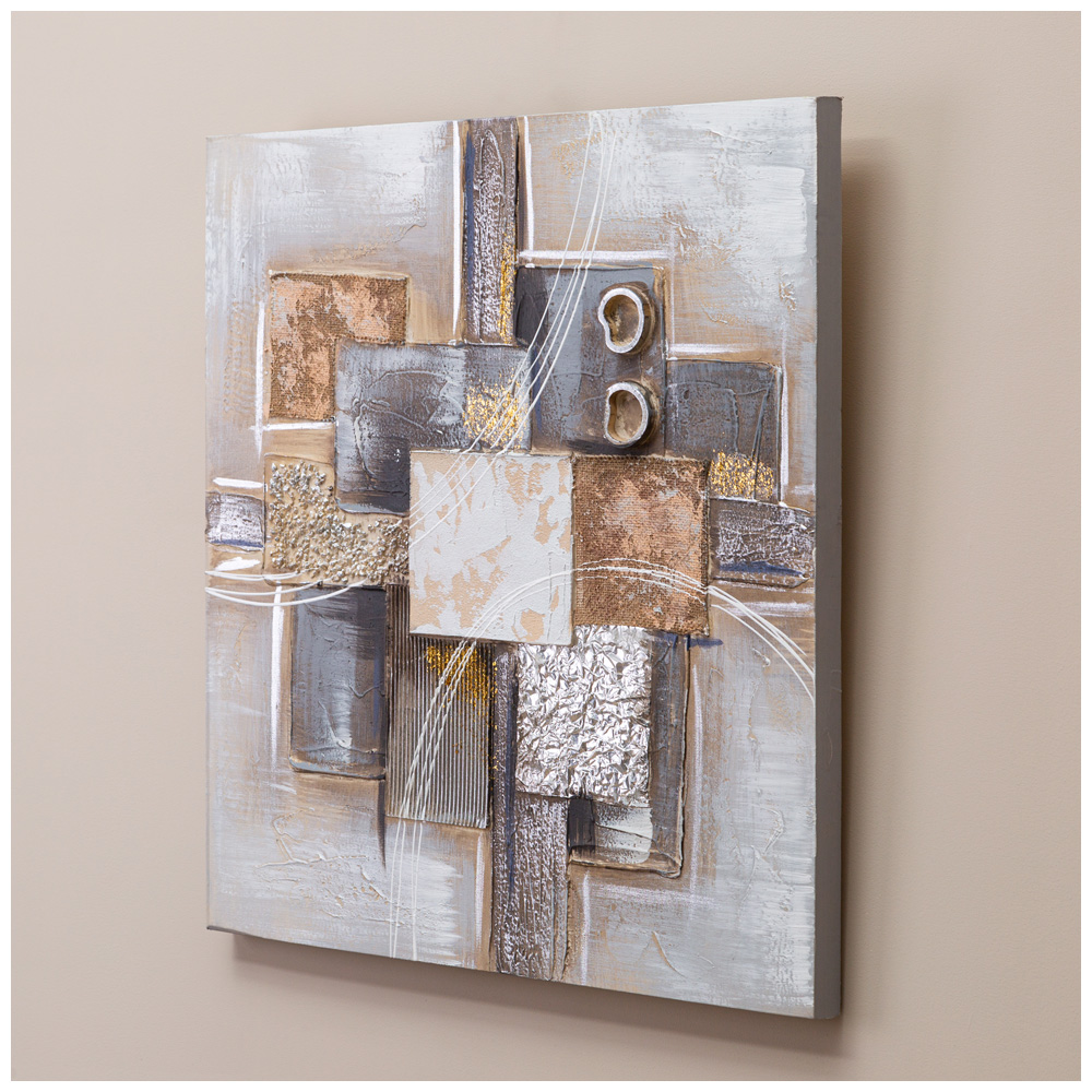 Картина, АБСТРАКЦИЯ АРХИТЕКТУРА ЛИНИЙ, 60Х60Х3 см