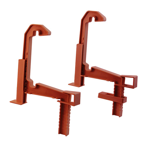 Крепление для балконных ящиков IDEA М 3229, универсальное, терракотовая, 2 шт