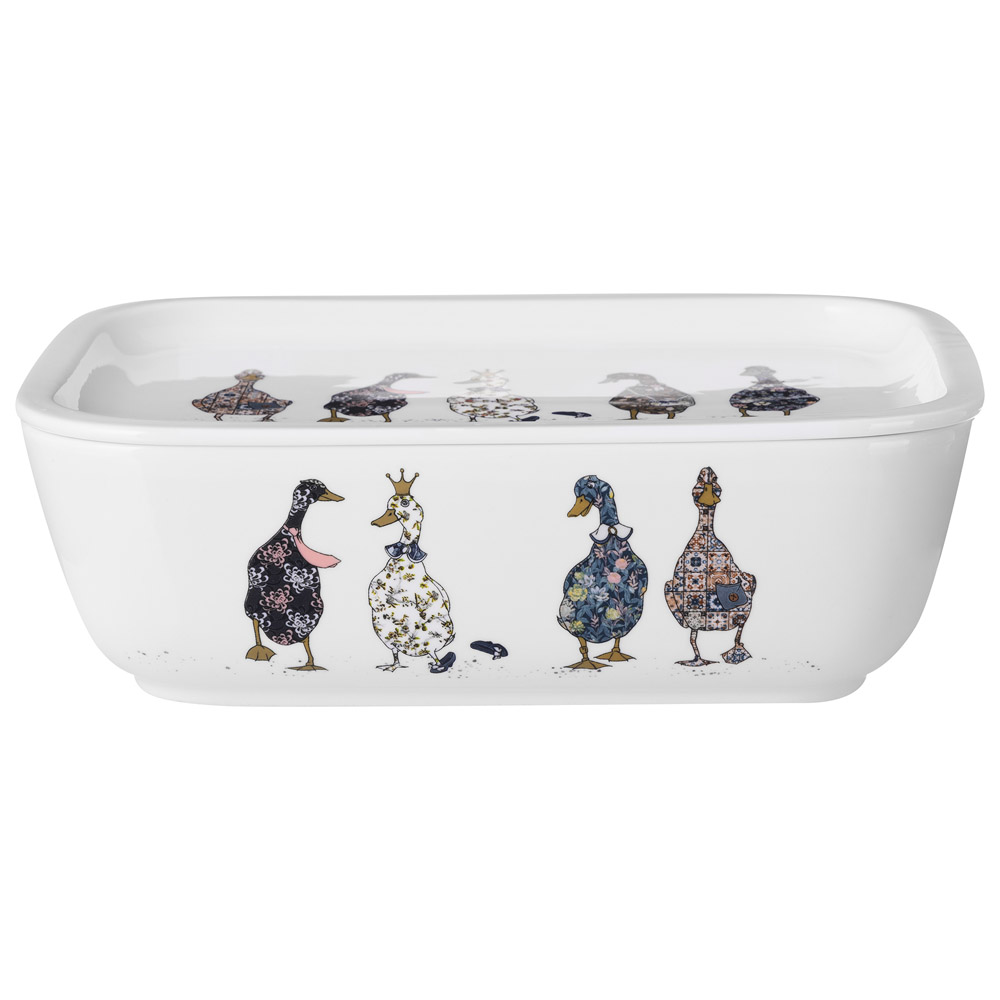 БЛЮДО С КРЫШКОЙ LEFARD "FAMILY FARM" ПРЯМОУГ. 25*17*7,5 СМ 1800 МЛ (КОР=8ШТ.)