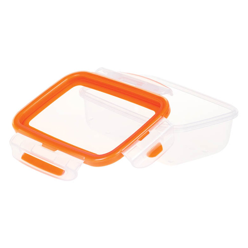 Ёмкость для продуктов 0.4 л IDEA РИЧ М 1385, герметичная, оранжевая