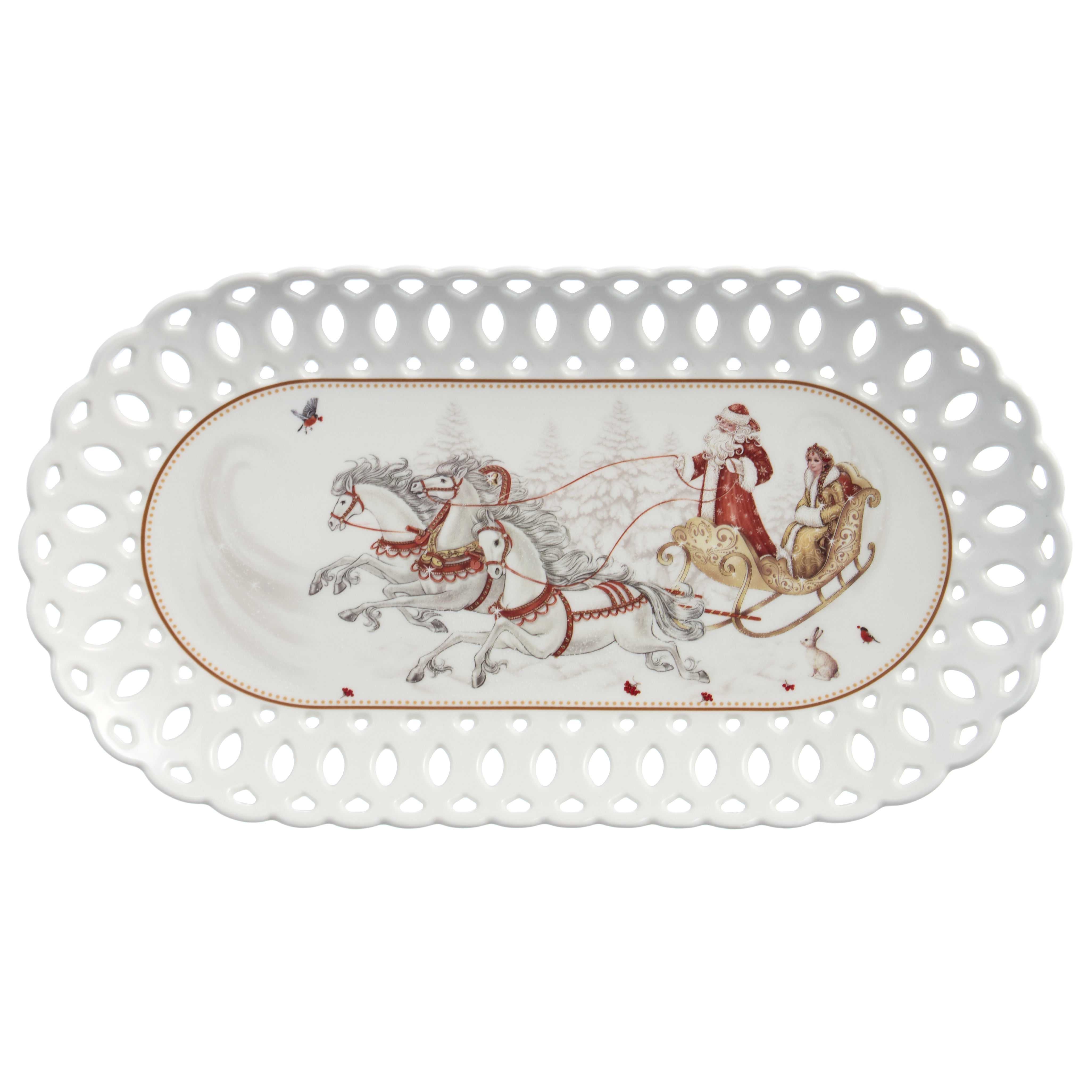 БЛЮДО LEFARD, МОРОЗКО, 30 СМ ОВАЛЬНОЕ, КОР=16ШТ.