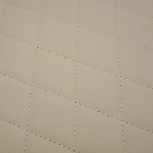 Банкетка, обувница, малая 60 см, кож. зам СТЕГАНЫЙ крем, ножки: серые, 1/1