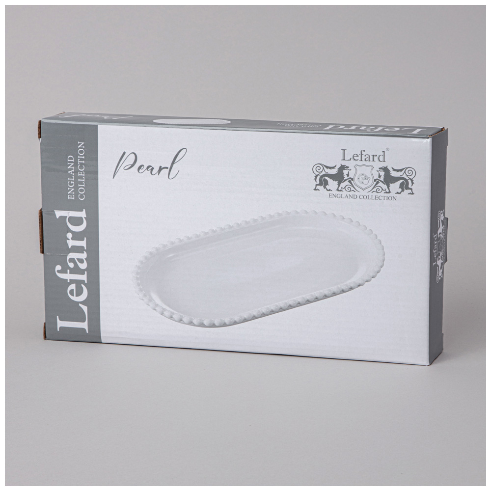 БЛЮДО ОВАЛЬНОЕ LEFARD, PEARL, 25*14, 5*2, 5 СМ, КОР=36ШТ.