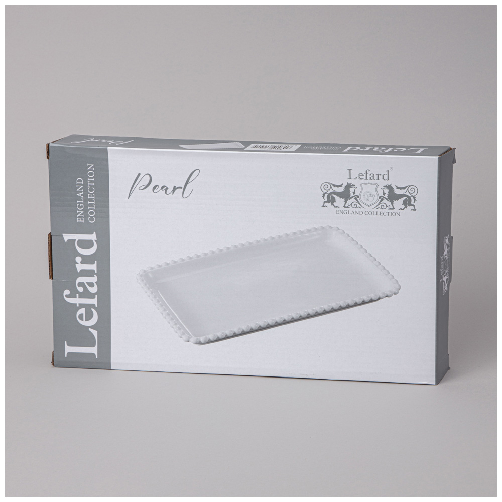БЛЮДО LEFARD, PEARL, ПРЯМОУГ. 30*17, 5*2, 5 СМ, КОР=24ШТ.