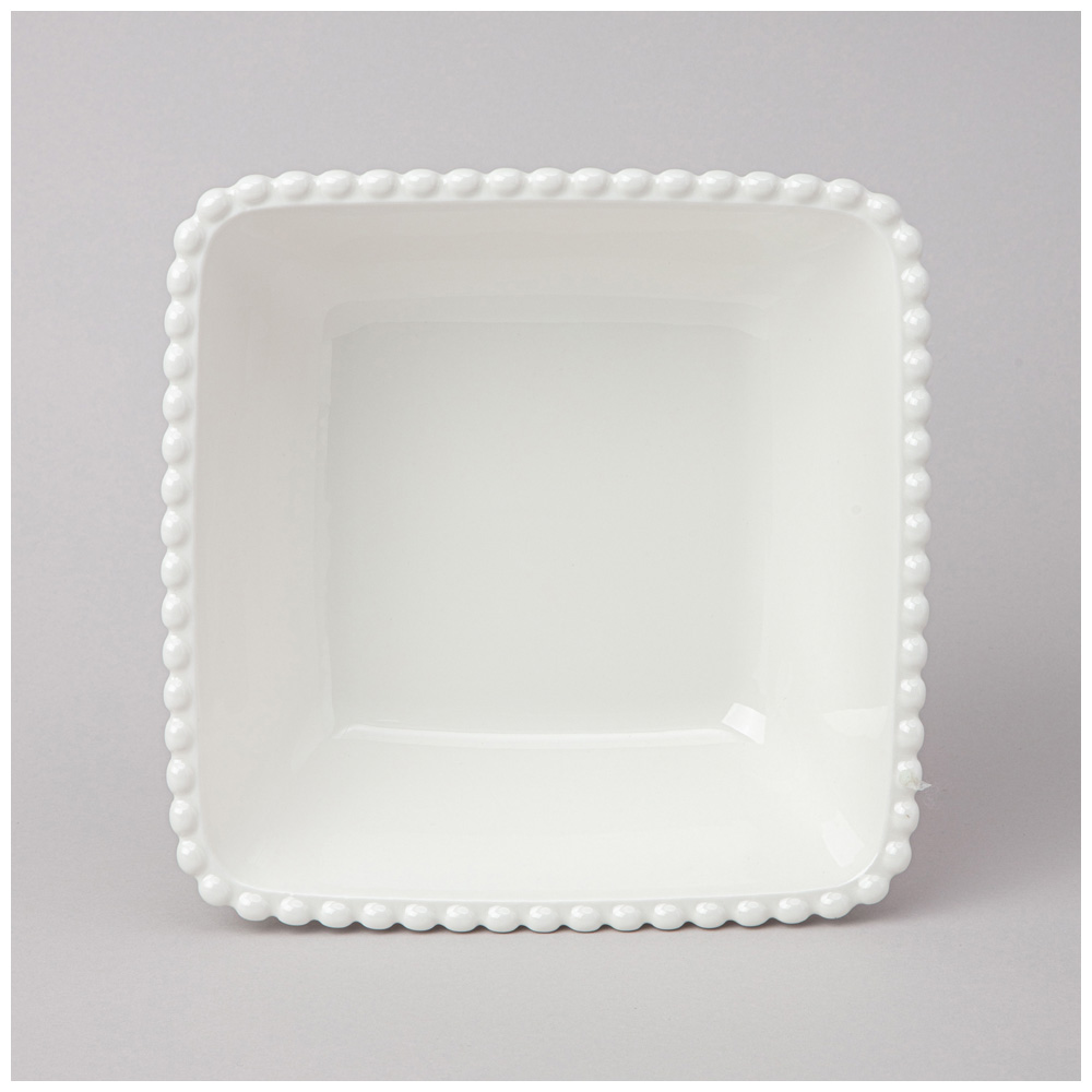 САЛАТНИК КВАДРАТНЫЙ LEFARD, PEARL, 20*7, 5 СМ 1200 МЛ, КОР=12ШТ.