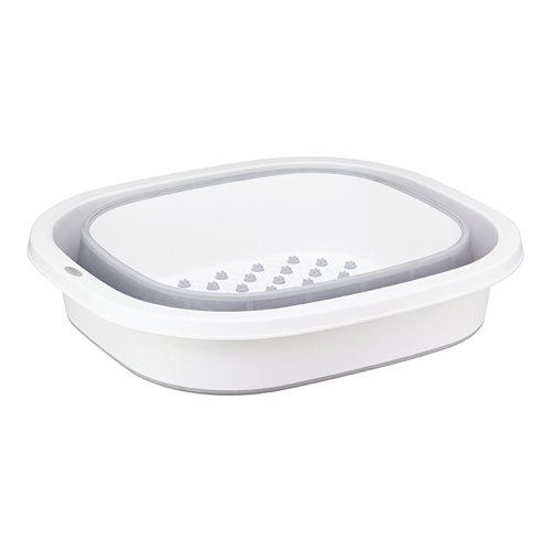 Таз для ног складной 18 л IDEA ФЛЕКС М 2509, смоки