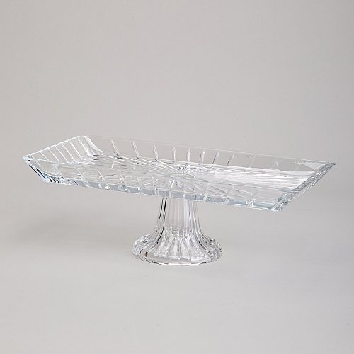 БЛЮДО НА НОЖКЕ "GLASS LEGEND" 33Х16Х12 СМ