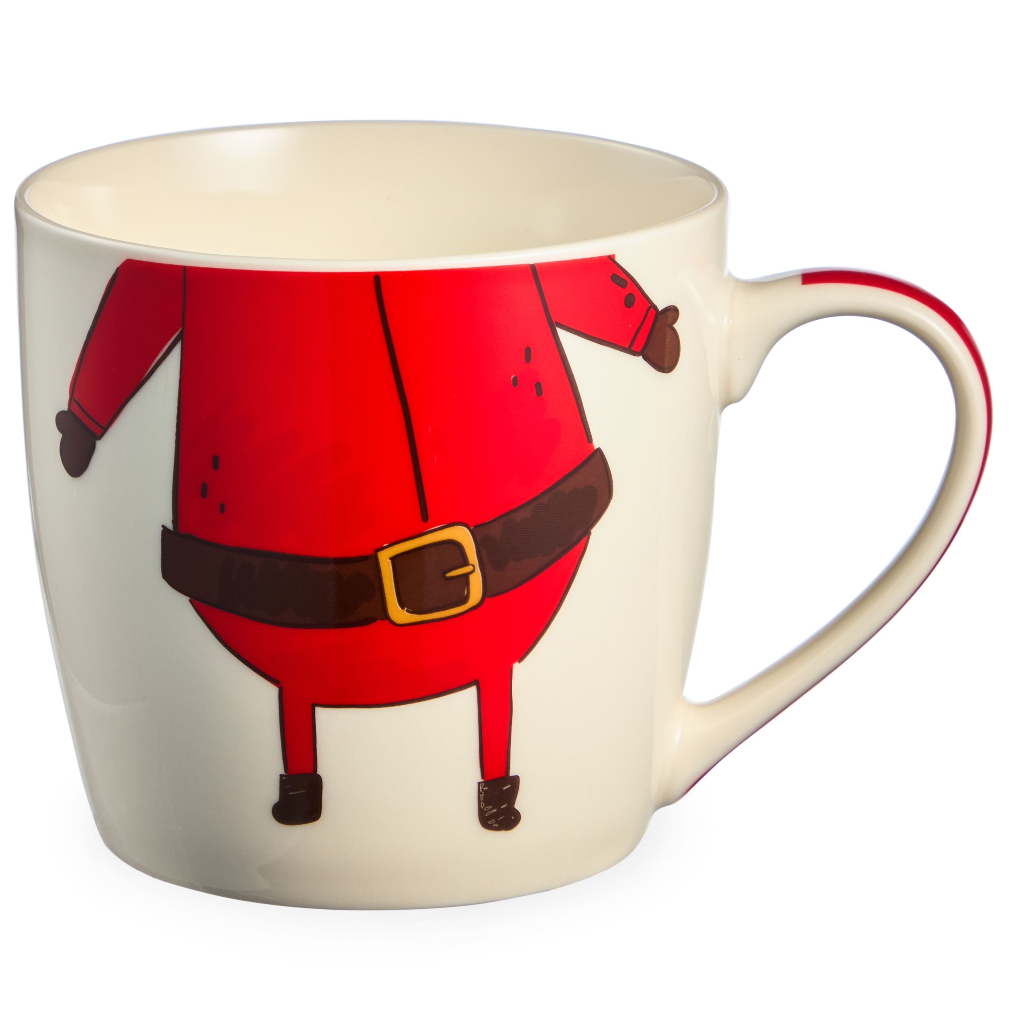 НАБОР ПОСУДЫ LEFARD, ДЕД МОРОЗ, 2 ПР., КРУЖКА 360МЛ, САЛАТНИК 500МЛ