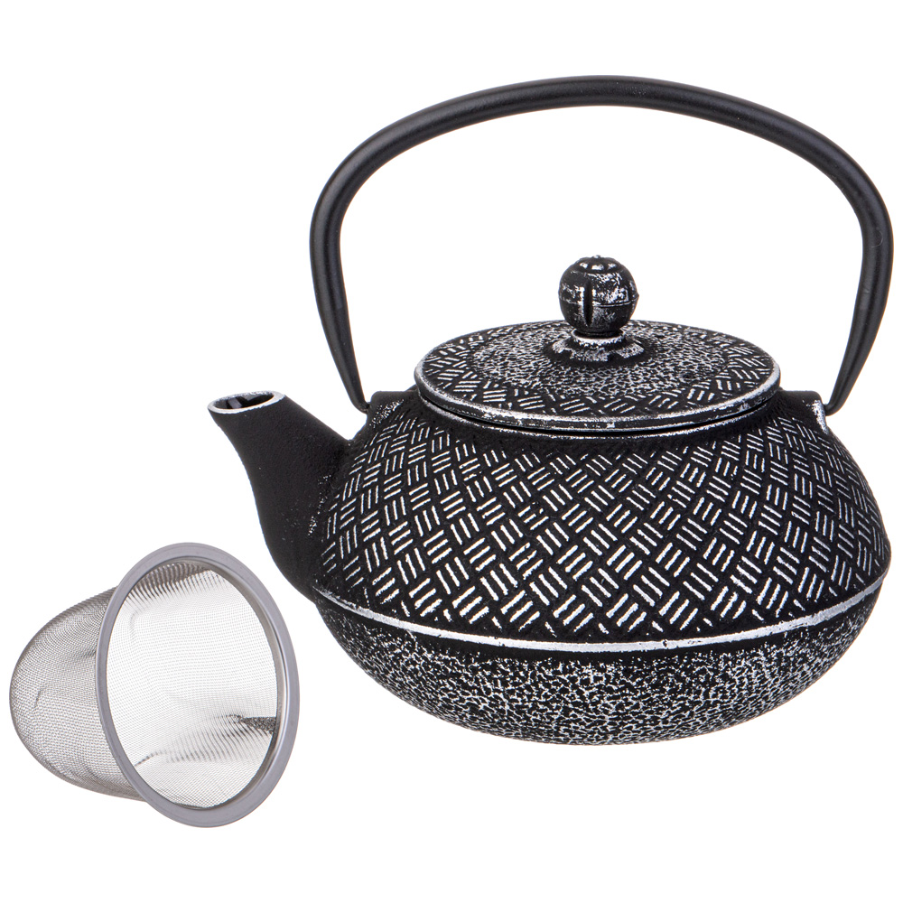 ЗАВАРОЧНЫЙ ЧАЙНИК ЧУГУННЫЙ С ЭМАЛИРОВАННЫМ ПОКРЫТИЕМ ВНУТРИ 800 МЛ, КОР=8ШТ.