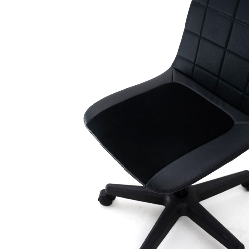 Кресло офисное, компьютерное TRON B1 экокожа Standard, 42х44.5х38.5 см, черный