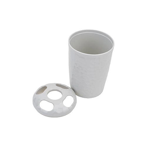 Стакан для зубных щеток 350 мл Homver Tule 221303921/03, светло-серый