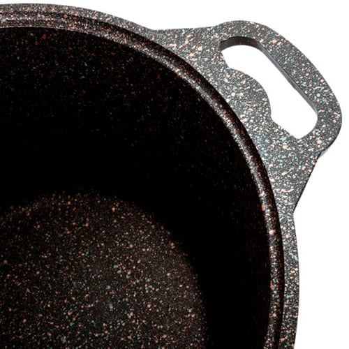 Кастрюля 6. 0 л, со стеклянной. крышкой, АП кго62а KUKMARA линия Granit ultra, original, 1/2