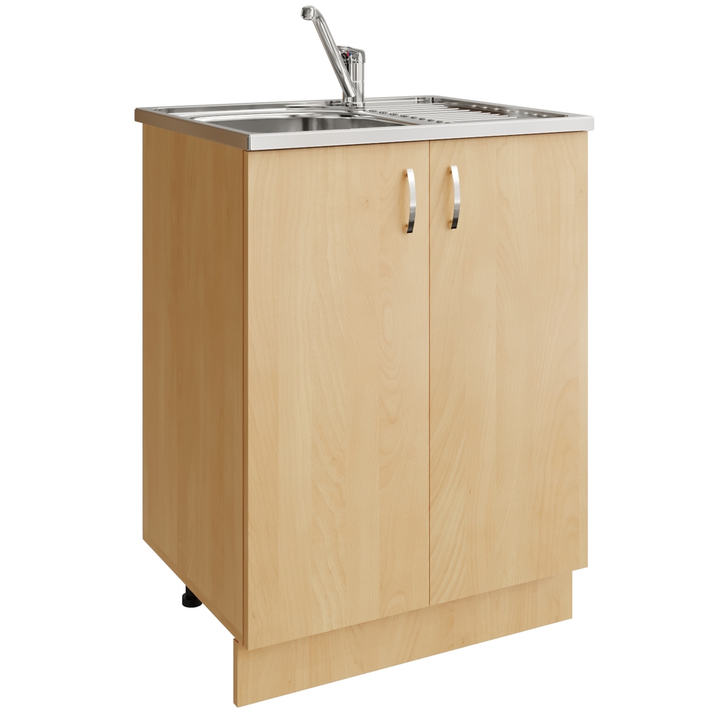 Тумба 60 ЛДСП бук, ОТДЕЛЬНО ПРИОБРЕТАЕТСЯ МОЙКА