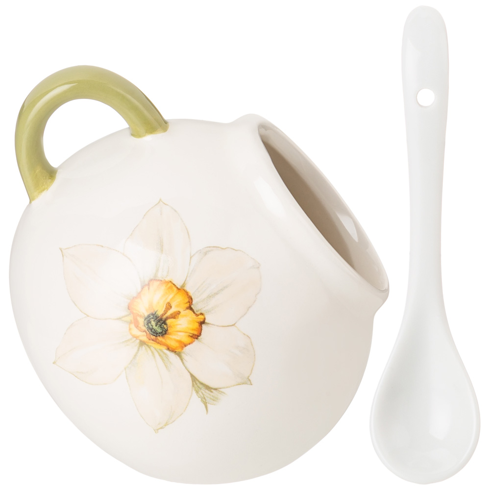 СОЛОНКА С ЛОЖКОЙ AGNESS, SUNDAY, 9, 5*10 СМ 170 МЛ, КОР=48ШТ.