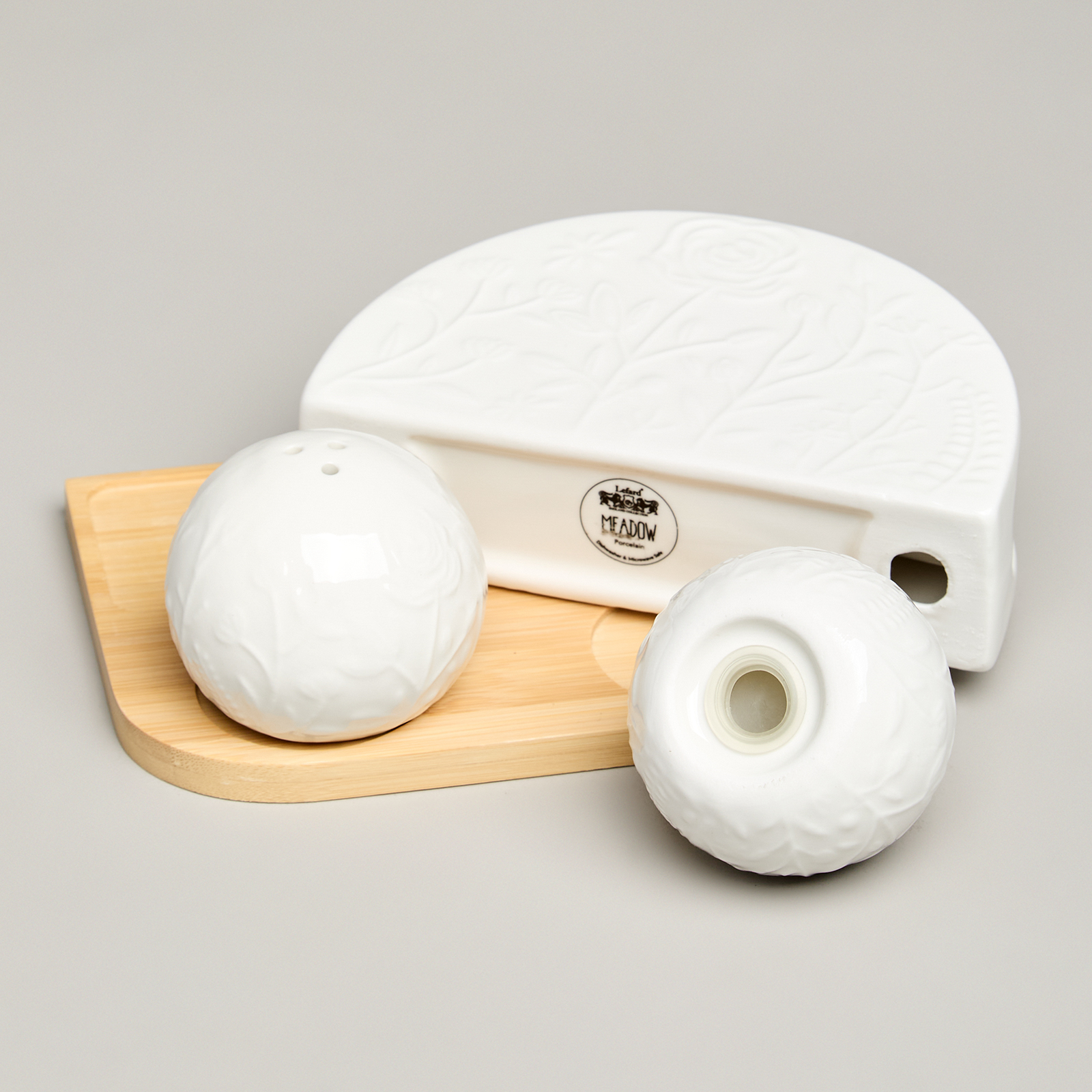 НАБОР ДЛЯ СПЕЦИЙ LEFARD, MEADOW, 3 ПР. НА ДЕР.ПОДСТАВКЕ 15, 5*11*9 СМ