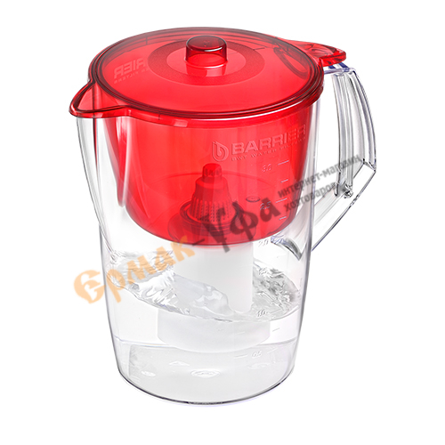 Фильтр кувшин 3,6л Барьер Лайт, Красный, 1/4