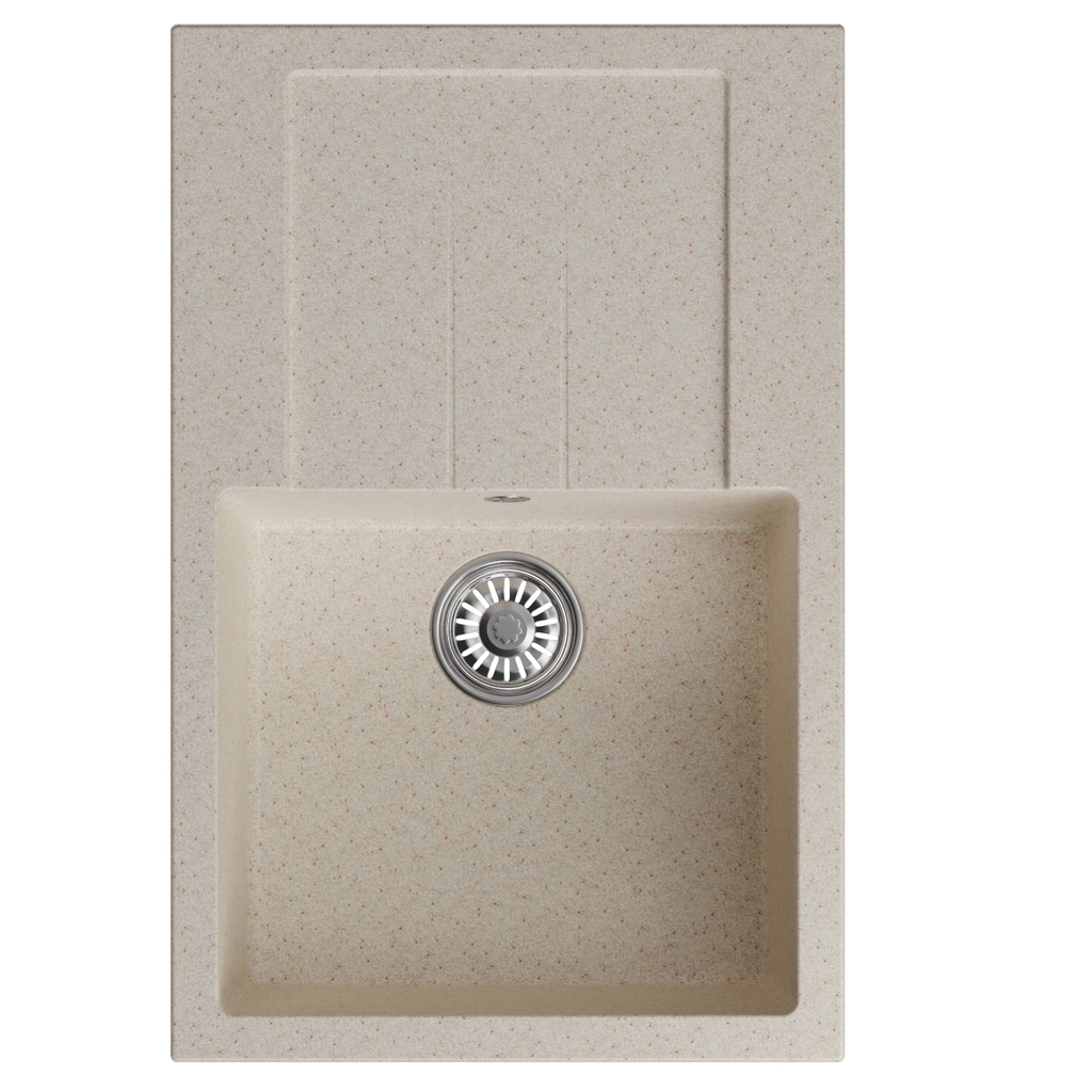 Мойка ML-GM31 с крылом, бежевая, 328, 770*500*190мм NEW