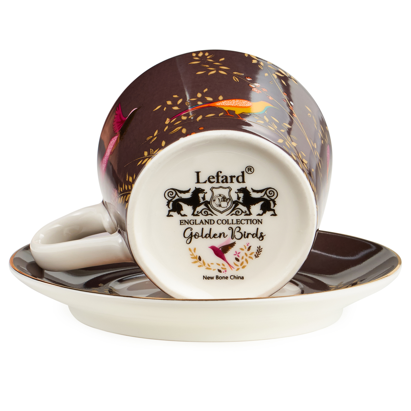 КОФЕЙНЫЙ НАБОР LEFARD, GOLDEN BIRDS, НА 2 ПЕР. 4 ПР. 120 МЛ, КОР=12НАБ.