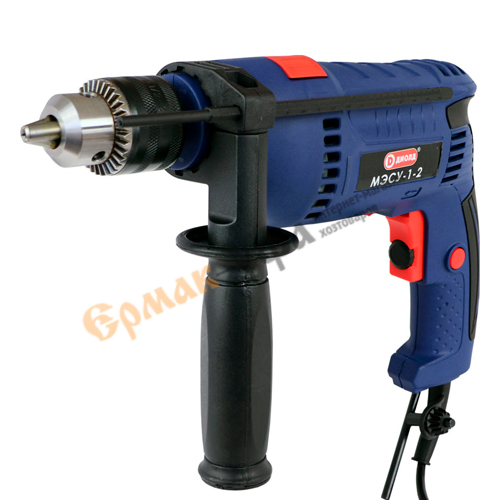 Дрель ударная 850 Вт, МЭСУ-1-2 ДИОЛД, 2500 об/мин, патрон 13 мм, реверс, 1/10