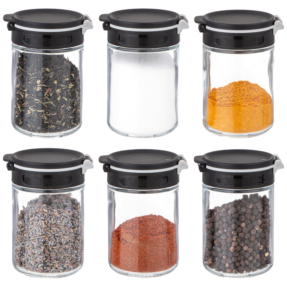 НАБОР ЕМКОСТЕЙ ДЛЯ СПЕЦИЙ 6ШТ 200МЛ AGNESS