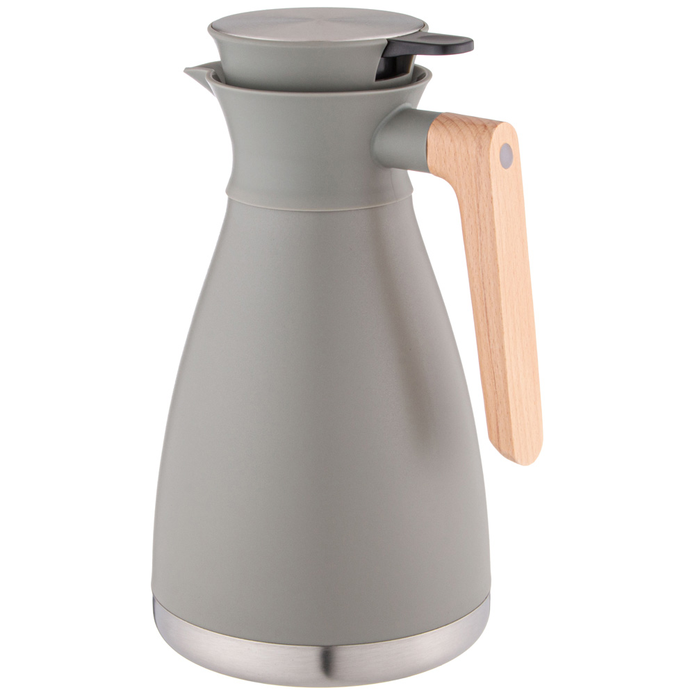 ВАКУУМНЫЙ КУВШИН AGNESS ИЗ НЕРЖ.СТАЛИ 1,5Л ЦВЕТ СЕРЕБРО