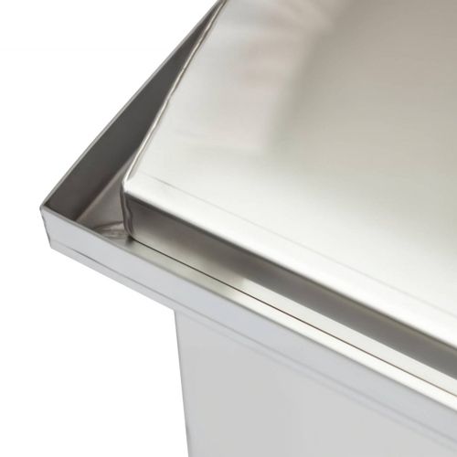 Коптильня большая XXL 450х650х300 Усиленная с гидрозатвором +термометр