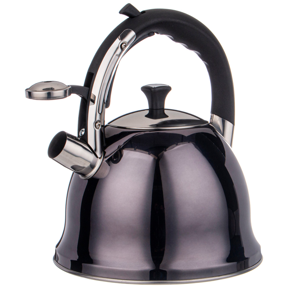 ЧАЙНИК AGNESS СО СВИСТКОМ 3, 0 Л НЖС, ТЕРМОАККУМУЛИРУЮЩЕЕ ДНО, ИНДУКЦИЯ, КОР=12ШТ