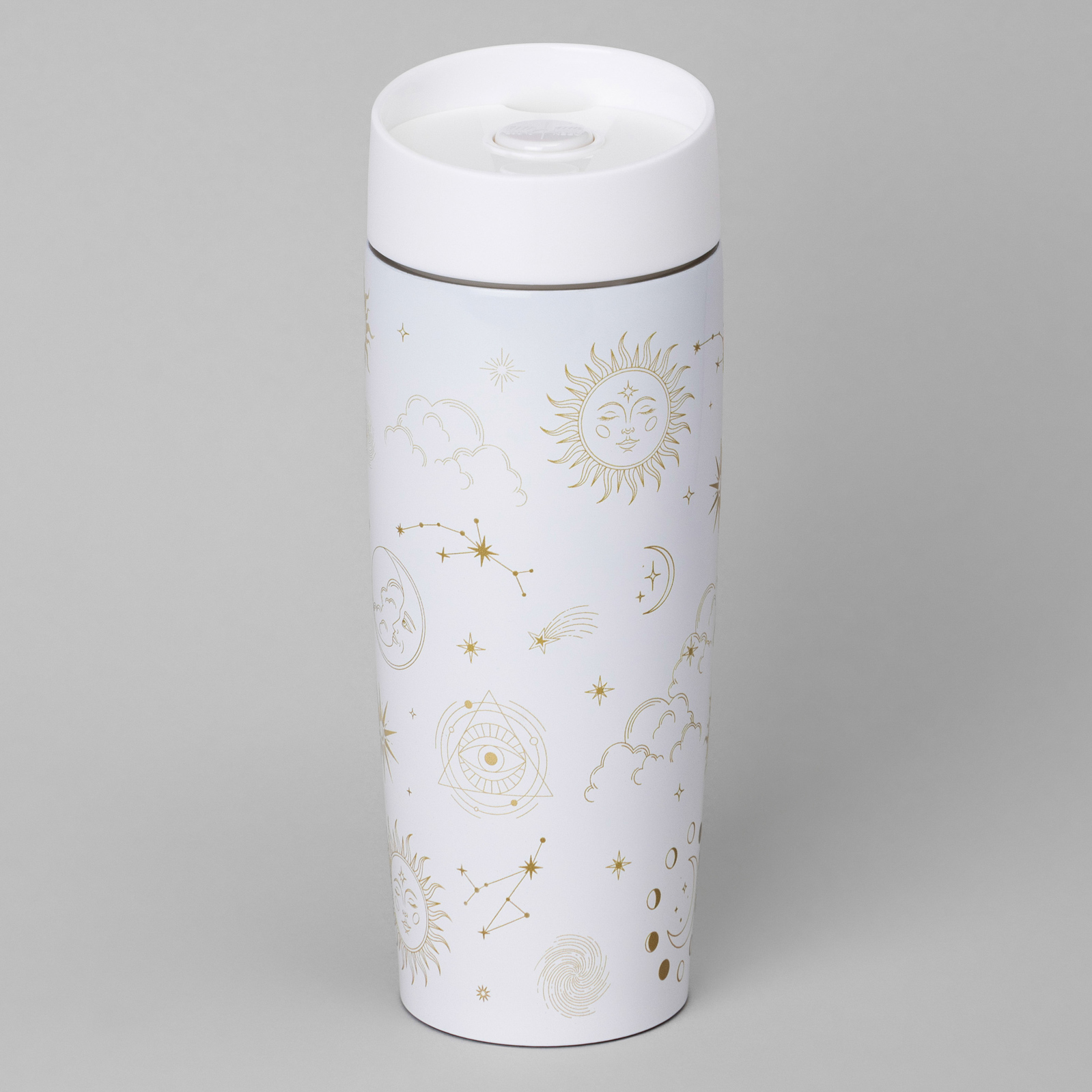 ТЕРМОКРУЖКА AGNESS, SUPERNOVA WHITE, 360МЛ