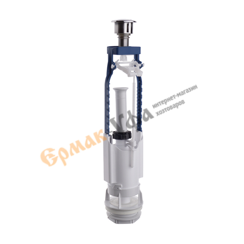 Арматура для компакт бачка, Псков, универ. 115. 57. 14. 3 хром кноп. ниж. подв. , 1/20