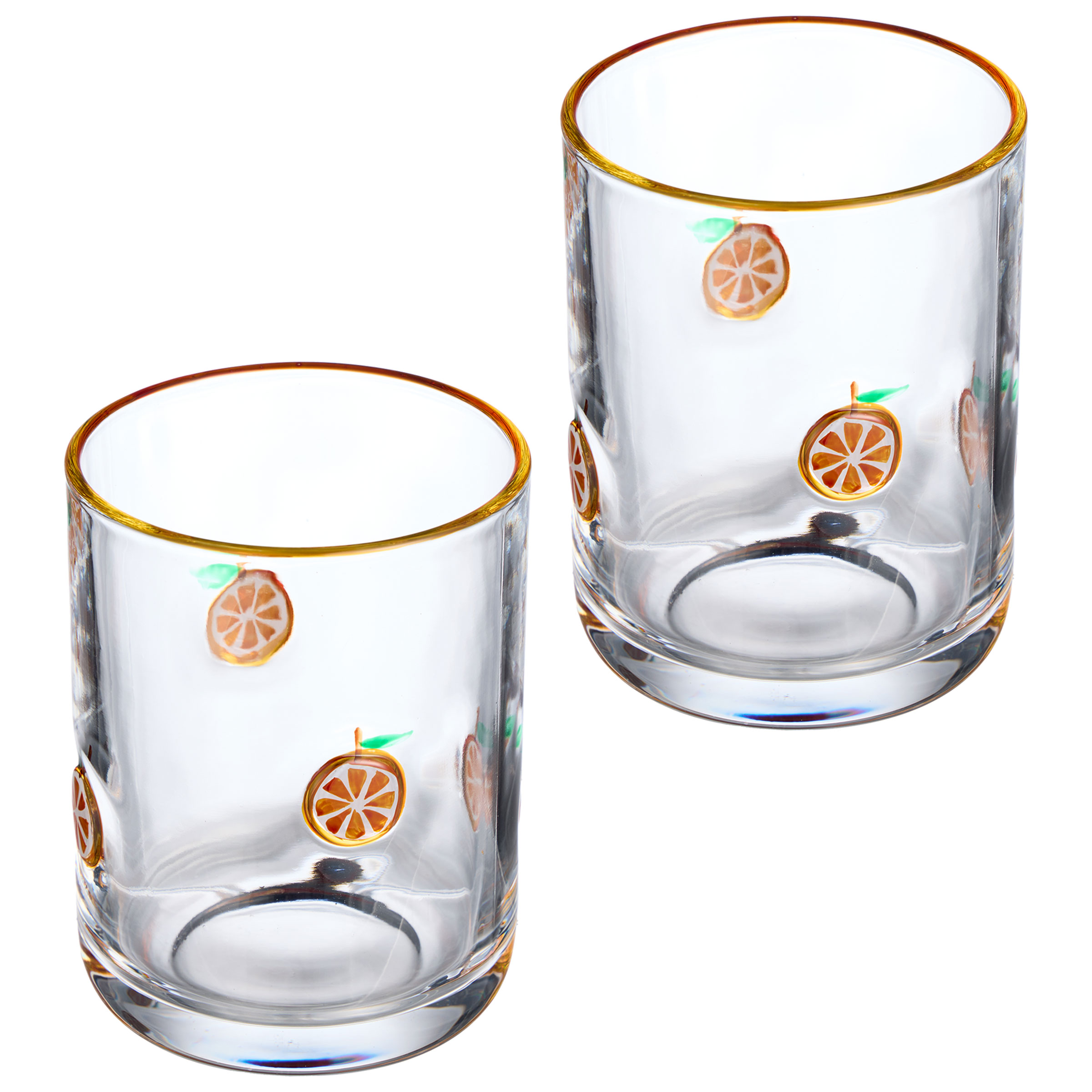 НАБОР СТАКАНОВ, FRUITY ORANGE, ИЗ 2 ШТ. 400 МЛ