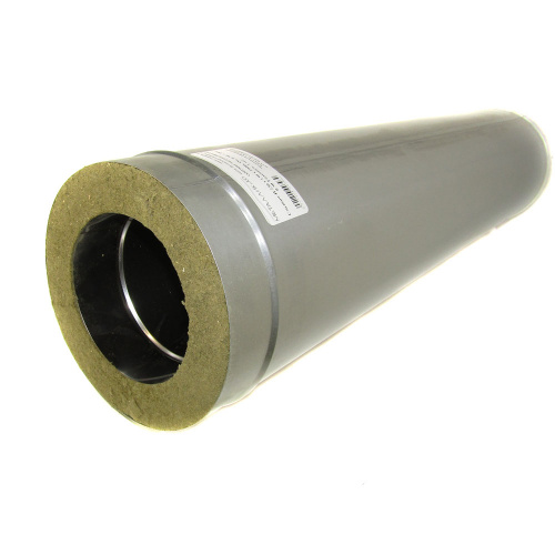 Труба-Сэндвич 230*150*1000 Оц 0,5мм + Нм 0,5мм д/дымохода с 24 года замок по конденсату, 1/1