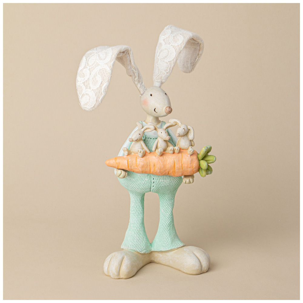 ФИГУРКА ДЕКОРАТИВНАЯ КРОЛИК 11X8X29.5СМ