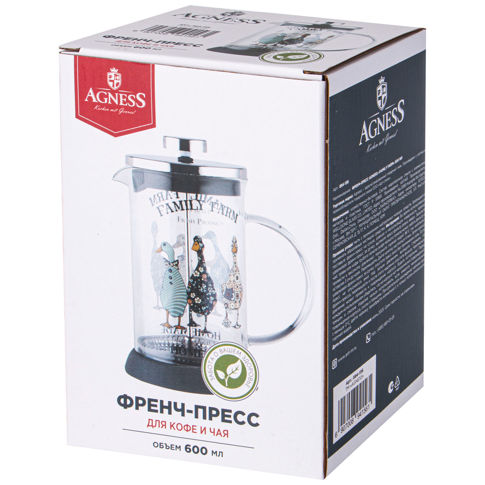 ФРЕНЧ-ПРЕСС AGNESS, FAMILY FARM, 600 МЛ