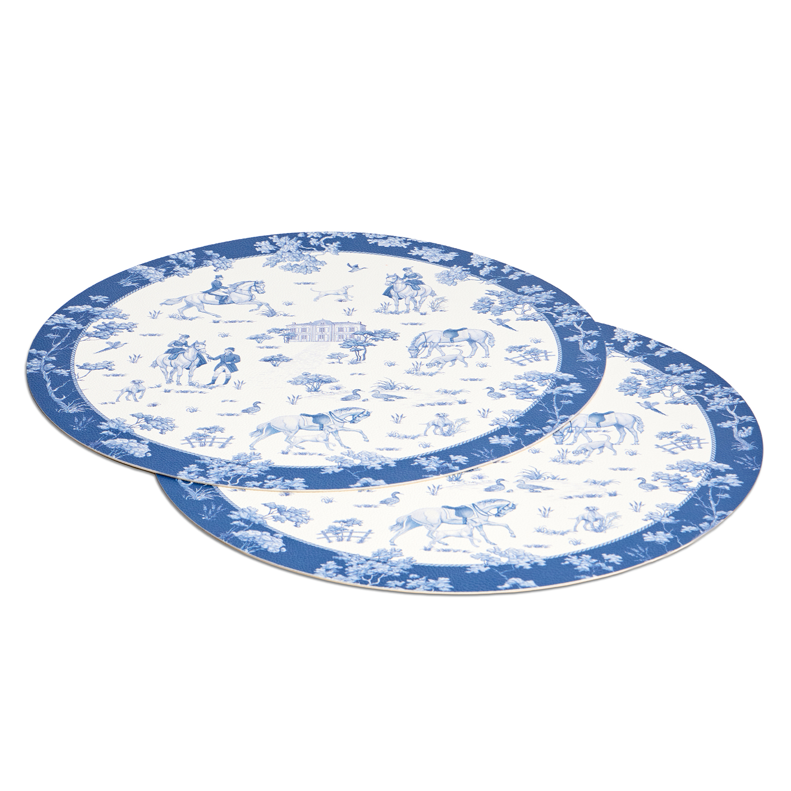 НАБОР ПОДСТАНОВОЧНЫХ САЛФЕТОК, DE JOUY, ИЗ 2 ШТ., ДИАМЕТР=38 СМ