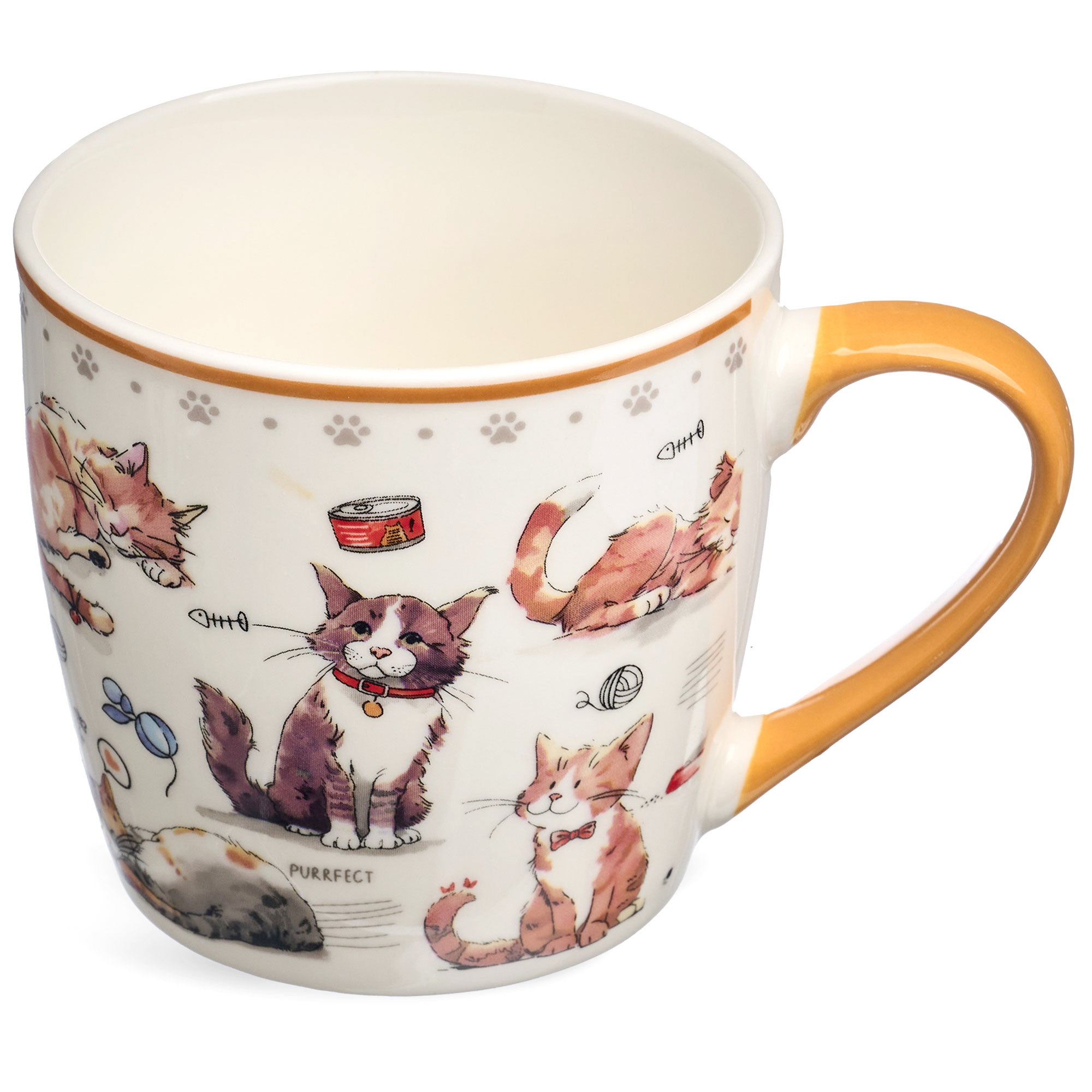 НАБОР ДЛЯ ЗАВТРАКА LEFARD, CATS,  2 ПР.: САЛАТНИК 500МЛ, КРУЖКА 345МЛ