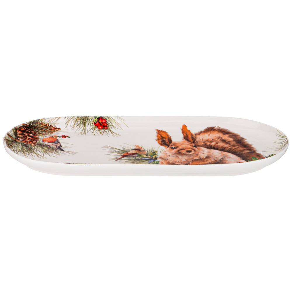 БЛЮДО ОВАЛЬНОЕ LEFARD, ЛЕСНАЯ СКАЗКА, 30, 5 СМ, КОР=36ШТ.