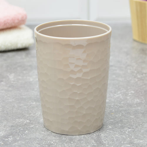 Стаканчик для ванной 350 мл Homver Tule 221304127/01, бежевый
