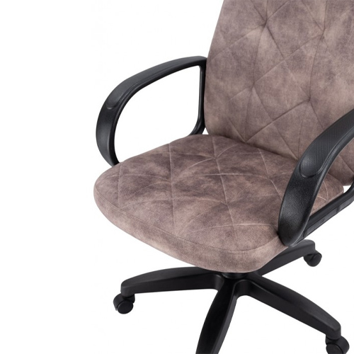 Кресло офисное, компьютерное TRON V2 велюр Prestige, 68х52х51.5 см, темно-бежевый